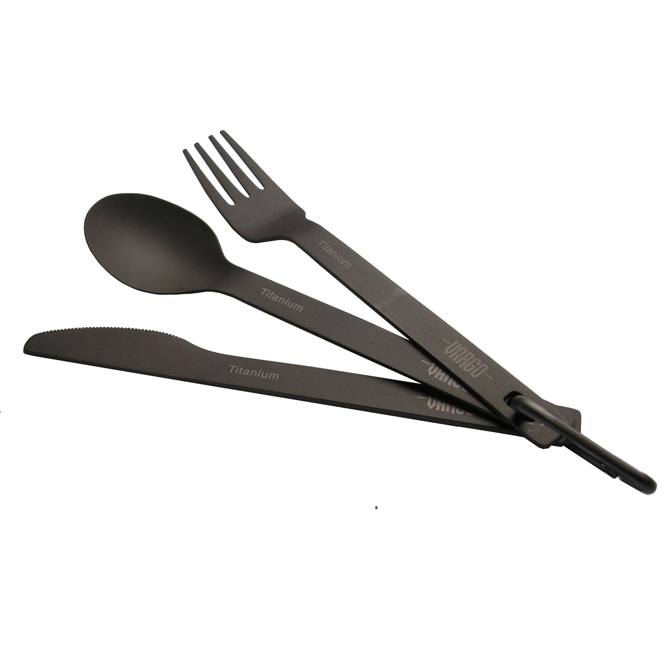 Vargo Titanium Spoon/Fork/Knife Set - ULV